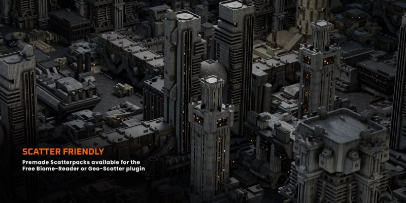 反乌托邦积木 – 野兽派结构拼装建筑