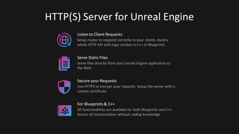 蓝图HTTP网络服务器 – BlueprintHTTP Server – A Web Server for Unreal Engine