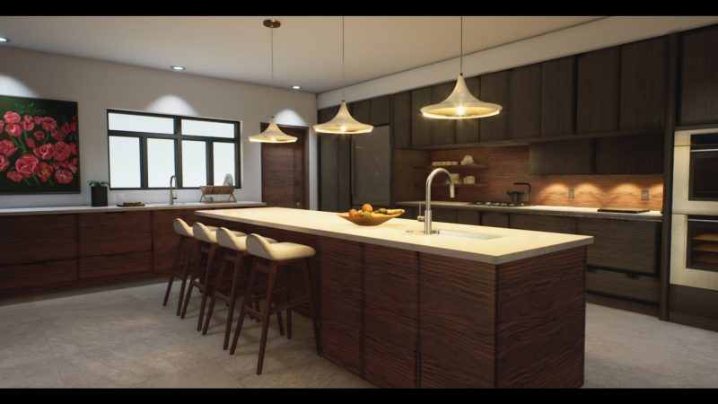 现代家居室内设计 – Modern Home / House Interior with 22 Original Modern Paintings