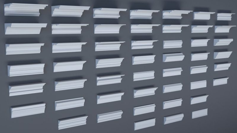 房檐Cornice Collection 1 – 50 Pieces