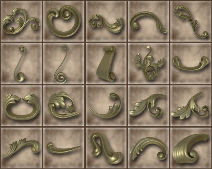 Ornamental vol 03 3d MODEL