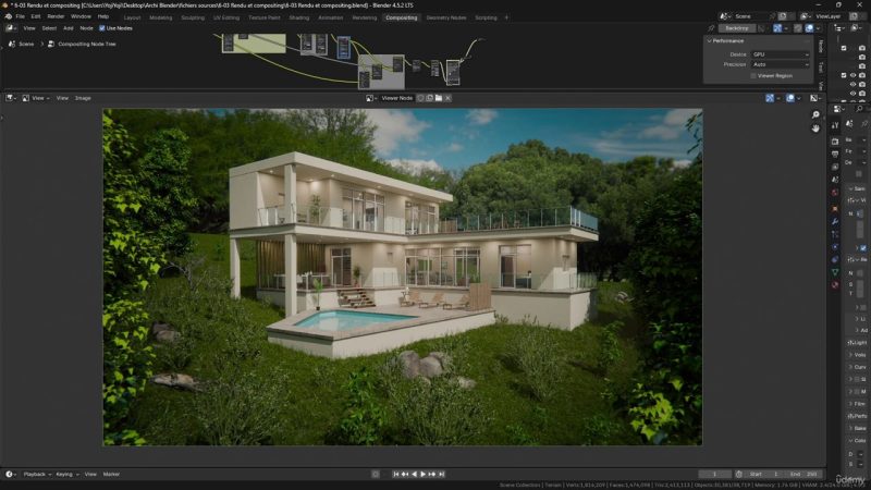 Blender 建筑设计 – 从零开始创建房屋