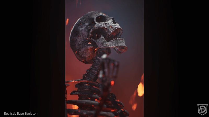 真实基础骨骼模型 – Realistic Base Skeleton