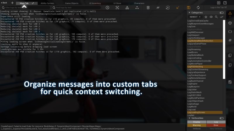 高级游戏日志系统 (GLS) – Advanced Game Logging (GLS)