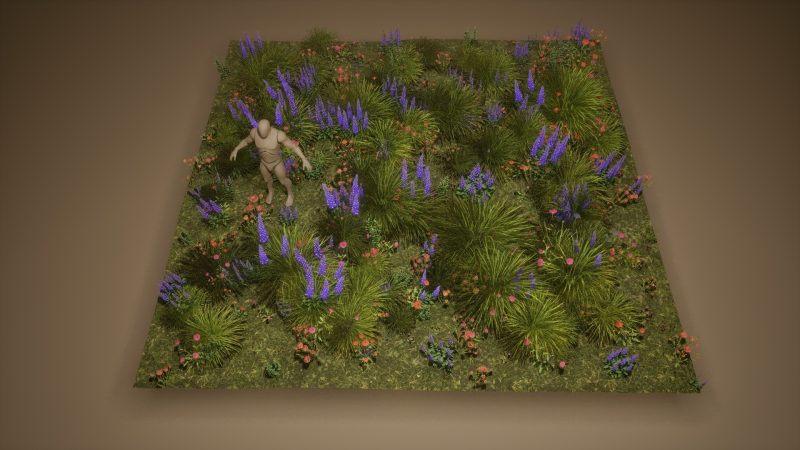 植被系列 VOL.34 – 庭院植物与花卉 – Foliage VOL.34 – Yard Plants and Flowers (Low Poly)