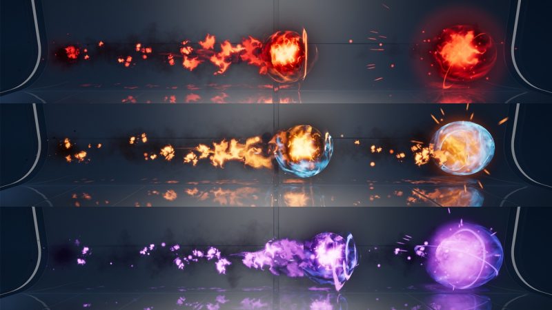 魔法投射物第二卷 – Niagara系统 – Magic Projectiles Vol. 2 – Niagara