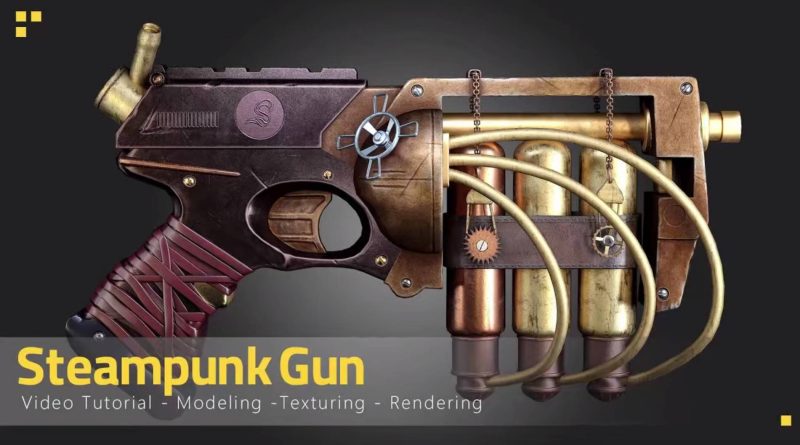 蒸汽朋克枪支教程 – 教程全过程