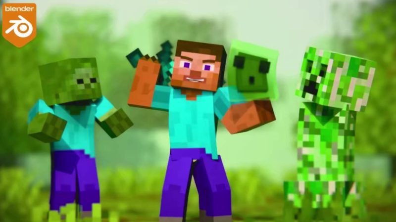 Blender 3D《我的世界》动画课程 – 终极A-Z指南