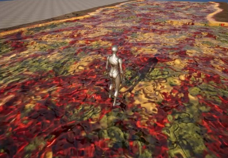 虚幻引擎使用材质和特效