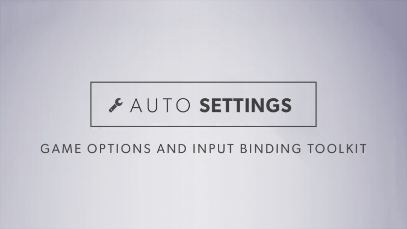 自动设置 – Auto Settings