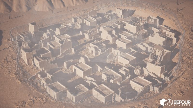 古老沙漠遗迹环境与地图生成器PCG – Ancient Desert Ruins Environment w/ Map Generator PCG