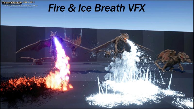 龙族视觉特效：火焰与冰霜 – Dragon VFX Fire Ice