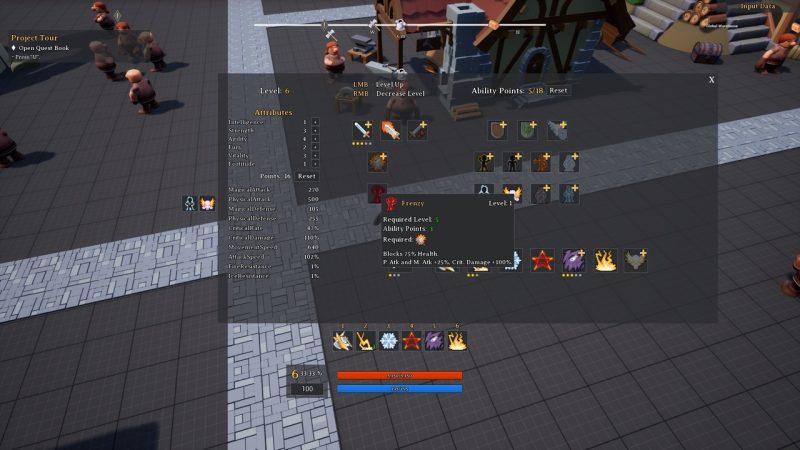 动作角色扮演游戏模板 – Action RPG Template