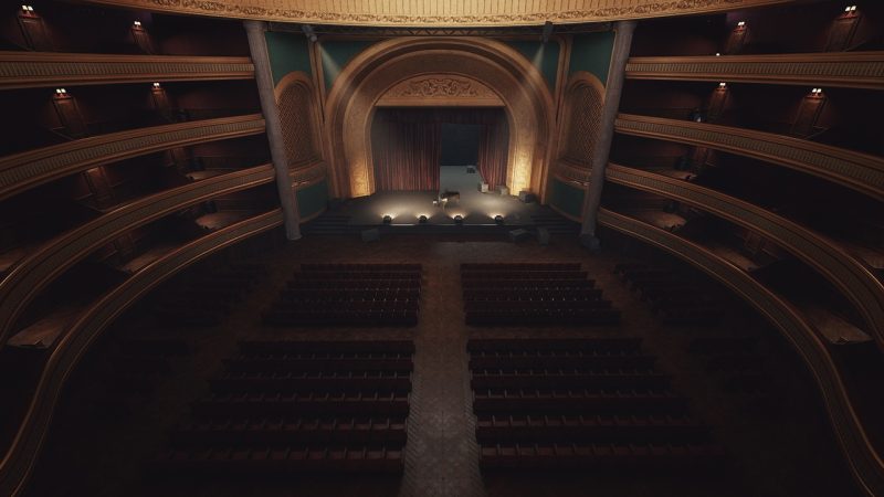 音乐厅室内环境 – Concert Hall Interior Environment (Concert Hall Interior Exhibition Theater)