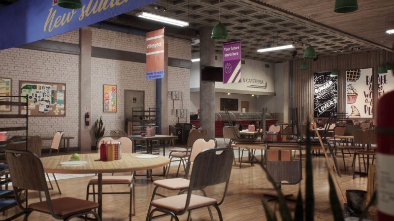 大学食堂环境资源 – University Cafeteria Environment