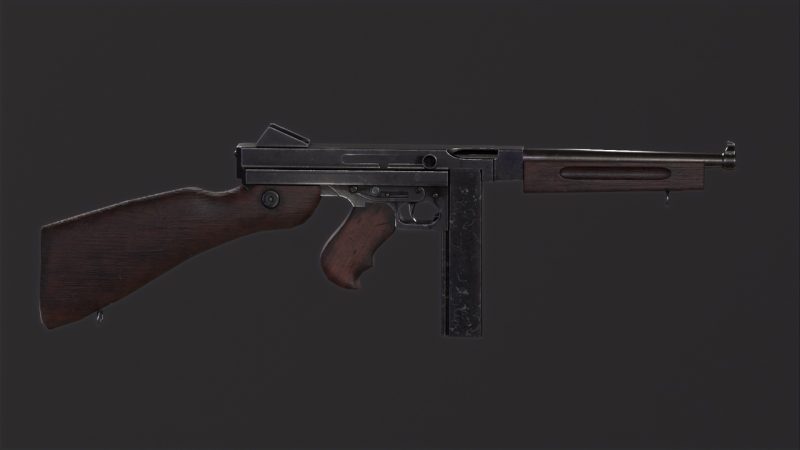 M1A1 – 二战冲锋枪 – M1A1 – WW2 Submachine Gun