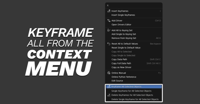 Key Selected Objects v1.3.25