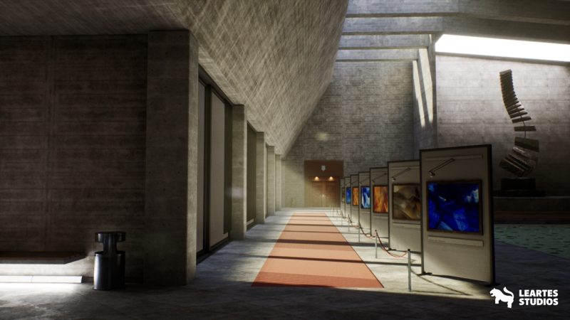 现代艺术博物馆环境 – Modern Art Museum Environment (Showroom Museum Art Exhibition Showroom)