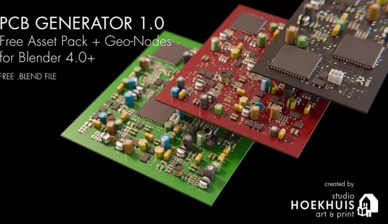 Blender PCB生成器