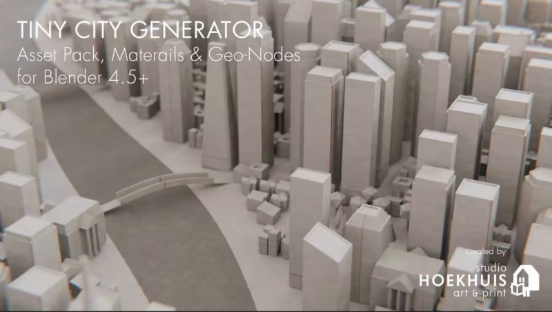 Blender小型城市生成器